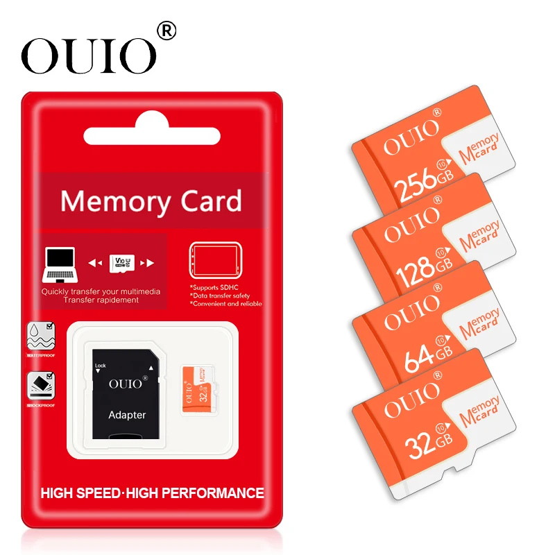 High Speed Micro-SD-Card 128 GB Class 10 Flash TF Memory Card Microsd 8GB 16GB 32GB 64GB 128GB 256GB for Smartphone Gift Adapter
High Speed Micro-SD-Card 128 GB Class 10 Flash TF Memory Card Microsd 8GB 16GB 32GB 64GB 128GB 256GB for Smartphone Gift Adapter