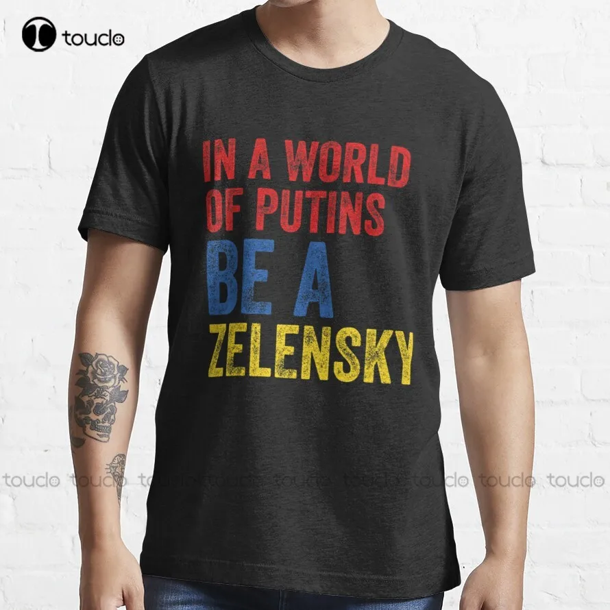 Футболка оранжевая из дышащего хлопка с надписью «Be A Zelensky» из Украины в мире putin's Be A Zele
Футболка оранжевая из дышащего хлопка с надписью «Be A Zelensky» из Украины в мире putin's Be A Zele