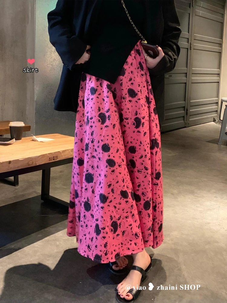Korobov French Floral Half Skirt Female High Waist Slim Sweet Vintage Skirts Korean Fashion Faldas Largas Para Mujer Moda 2023
Korobov French Floral Half Skirt Female High Waist Slim Sweet Vintage Skirts Korean Fashion Faldas Largas Para Mujer Moda 2023