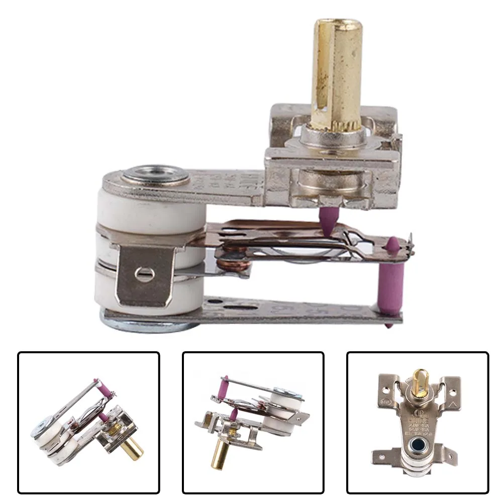 AC 250V 16A Adjustable Temperature Switch Heating Bimetal Thermostat KDT-200 For Electric Heaters Electric Irons Rice Cookers
AC 250V 16A Adjustable Temperature Switch Heating Bimetal Thermostat KDT-200 For Electric Heaters Electric Irons Rice Cookers