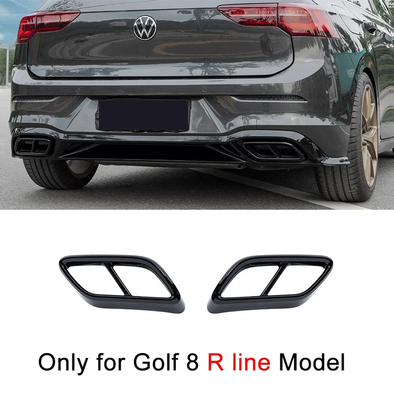 Для Volkswagen Golf 8 MK8 R-LINE 2020 2021 2022 2023 2 шт. ABS автомобильный задний бампер выхлопная труба глушитель наконечник хвостовой горло накладка
Для Volkswagen Golf 8 MK8 R-LINE 2020 2021 2022 2023 2 шт. ABS автомобильный задний бампер выхлопная труба глушитель наконечник хвостовой горло накладка