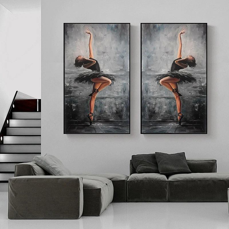 Dancing Ballerina Canvas Painting Posters and Prints Abstract Ballet Girl Wall Painting Oil Paintings for Living Room Home Decor
Dancing Ballerina Canvas Painting Posters and Prints Abstract Ballet Girl Wall Painting Oil Paintings for Living Room Home Decor