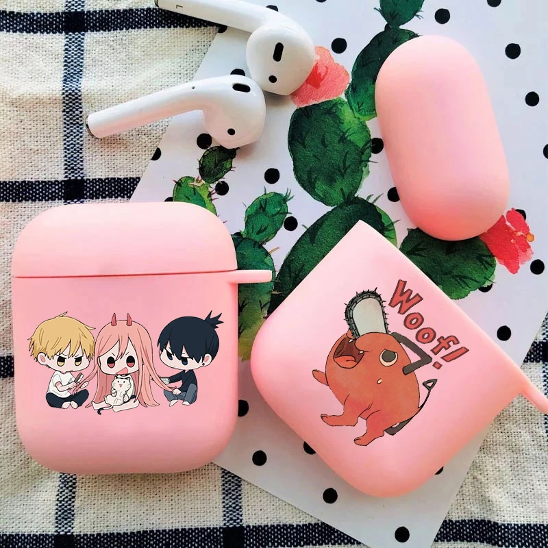 Japan Cartoon Anime Chainsaw Man power and meowy Soft silicone Case For AirPods Pro2 1 2 3 PINK Wireless Bluetooth Earphone Box
Japan Cartoon Anime Chainsaw Man power and meowy Soft silicone Case For AirPods Pro2 1 2 3 PINK Wireless Bluetooth Earphone Box