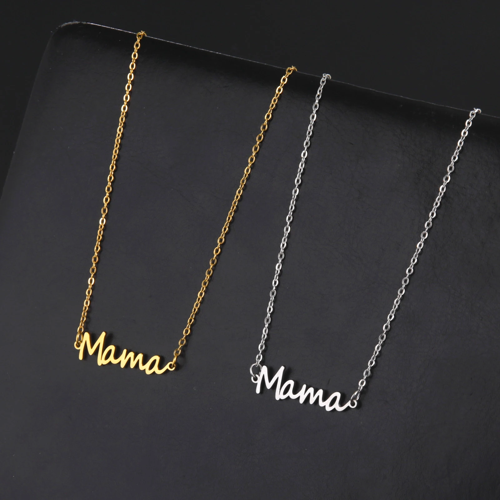 Amaxer Letter Word MAMA Pendant Stainless Steel Necklace for Women Mothers Love Gifts Mom Jewelry Wholesale Accessories Bijoux
Amaxer Letter Word MAMA Pendant Stainless Steel Necklace for Women Mothers Love Gifts Mom Jewelry Wholesale Accessories Bijoux