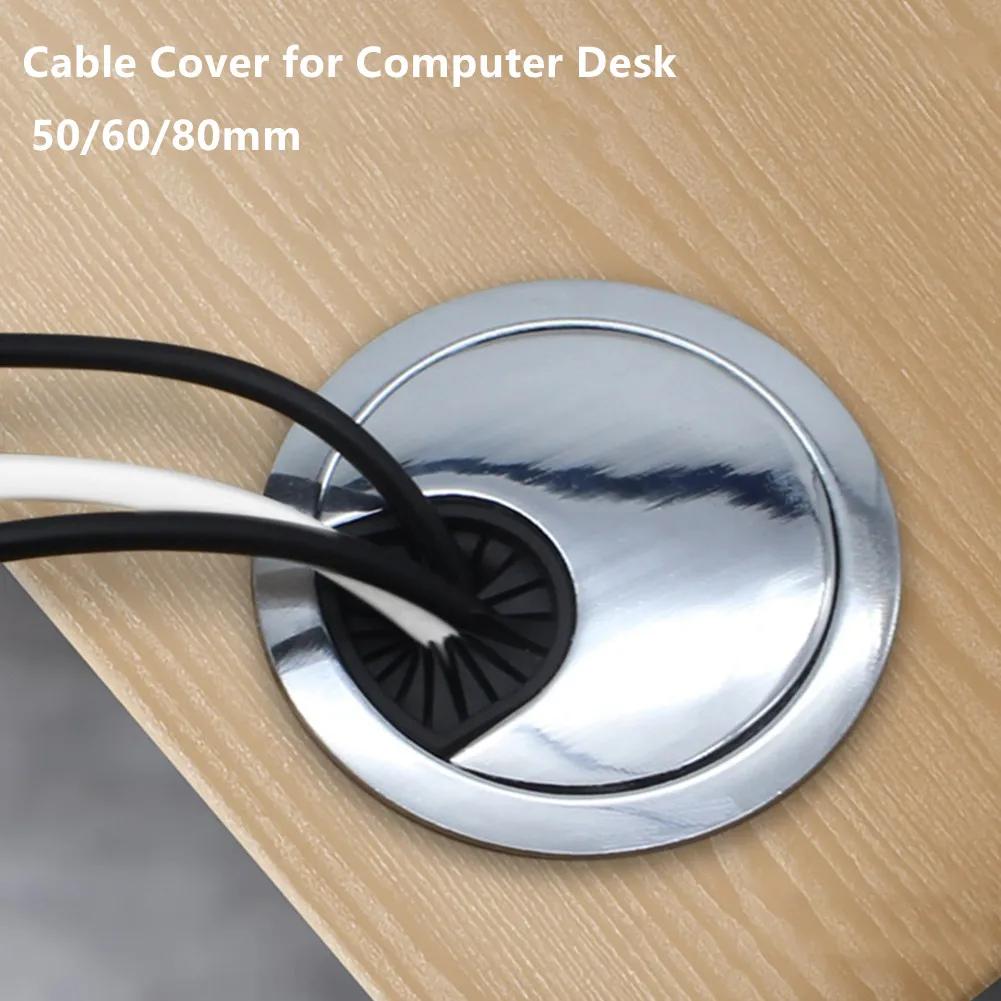 1pcs Zinc Alloy Wire Hole Cover Computer Grommet Desk Table Cable Tidy Outlet 50/60/80mm Black Round Wire Cover
1pcs Zinc Alloy Wire Hole Cover Computer Grommet Desk Table Cable Tidy Outlet 50/60/80mm Black Round Wire Cover