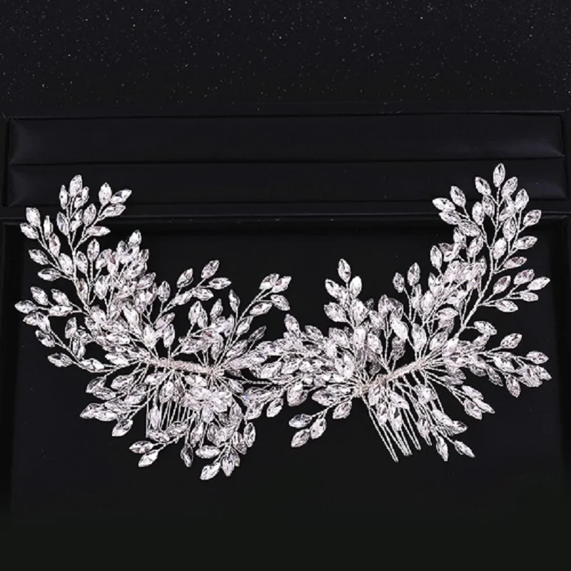 Newest Design Crystal Rhinestone Hair Comb Wedding Hair Accessories Double Hair Combs For Bride Crystal Rhinestone Headband
Newest Design Crystal Rhinestone Hair Comb Wedding Hair Accessories Double Hair Combs For Bride Crystal Rhinestone Headband