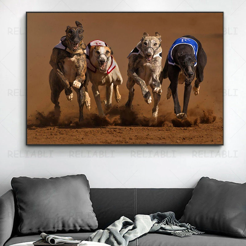 Greyhound Wall Pictures Racing Canvas Painting Wall Art Animal Poster Prints Dog Run for Living Room Home Decor Cuadros
Greyhound Wall Pictures Racing Canvas Painting Wall Art Animal Poster Prints Dog Run for Living Room Home Decor Cuadros