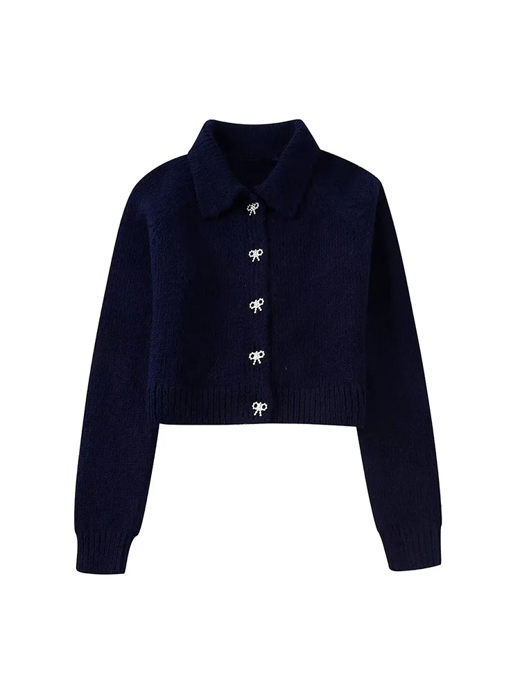 BM&MD&ZA 4331155 Women 2022 New Fashion bowknot Buckle decoration Knitted Cardigan Vintage Female Outerwear Chic Tops 4331/155
BM&MD&ZA 4331155 Women 2022 New Fashion bowknot Buckle decoration Knitted Cardigan Vintage Female Outerwear Chic Tops 4331/155