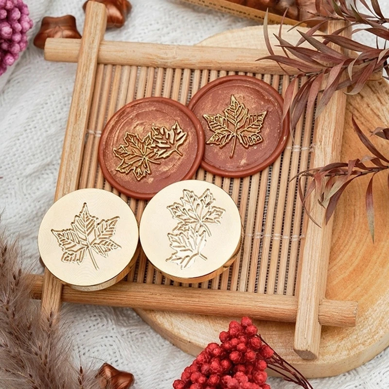2.5CM/3CM Plant Floral Theme Sealing Wax Stamps DIY Scrapbooking Planner Tool Copper Stamp Head Ginkgo Maple Leaf Wedding Decor
2.5CM/3CM Plant Floral Theme Sealing Wax Stamps DIY Scrapbooking Planner Tool Copper Stamp Head Ginkgo Maple Leaf Wedding Decor