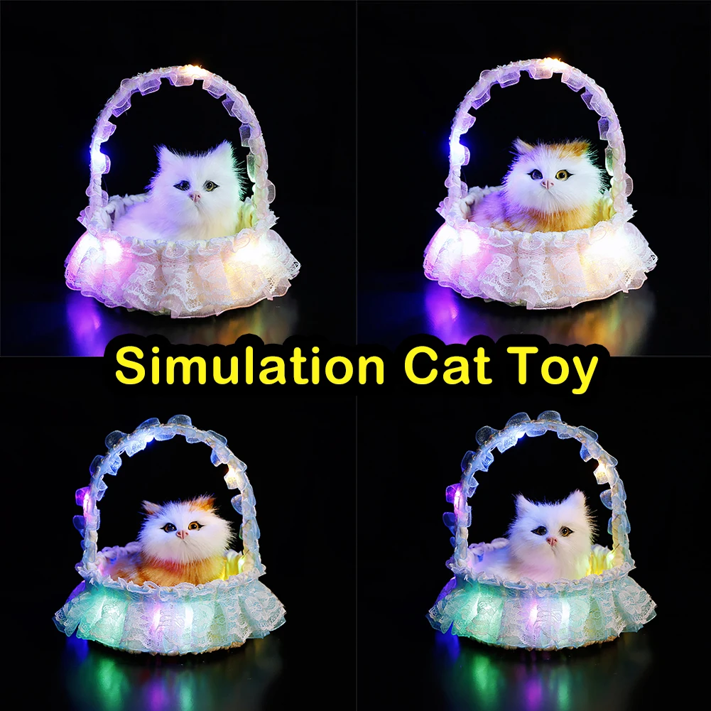 Simulation Cat Hanging Basket Plush Model Soundable Animal Static Stuffed Realistic Cats Gleamy Table Decor Kids Gifts
Simulation Cat Hanging Basket Plush Model Soundable Animal Static Stuffed Realistic Cats Gleamy Table Decor Kids Gifts