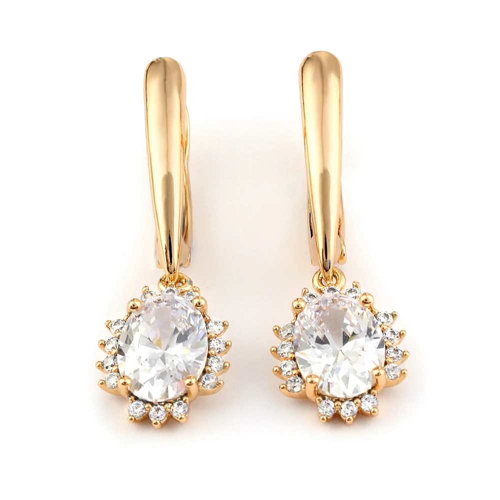 High Quality Crystal Golden Zircon Earrings Exquisite Natural Zircon Wedding Adornment jewelry For Women Girls Gifts
High Quality Crystal Golden Zircon Earrings Exquisite Natural Zircon Wedding Adornment jewelry For Women Girls Gifts