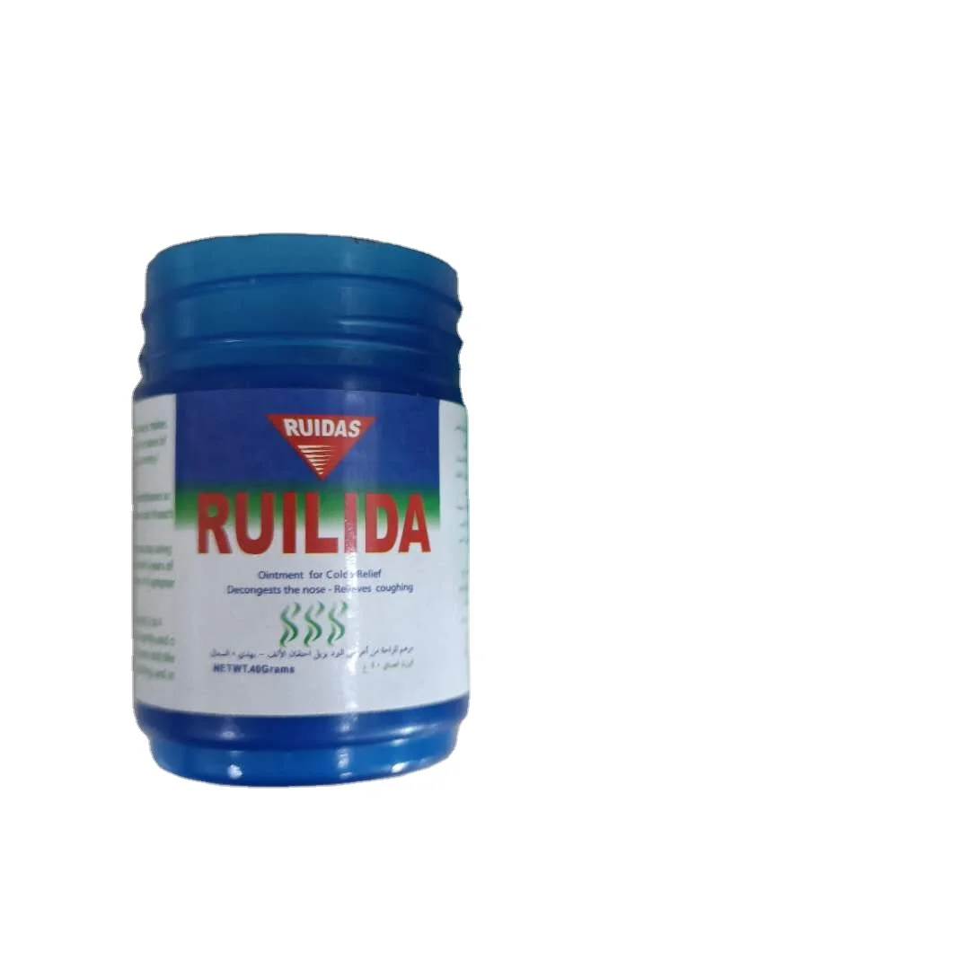 RUILIDA menthol balm 40g ointment for colds relief decongests the nose relieves coughing25ml
RUILIDA menthol balm 40g ointment for colds relief decongests the nose relieves coughing25ml
