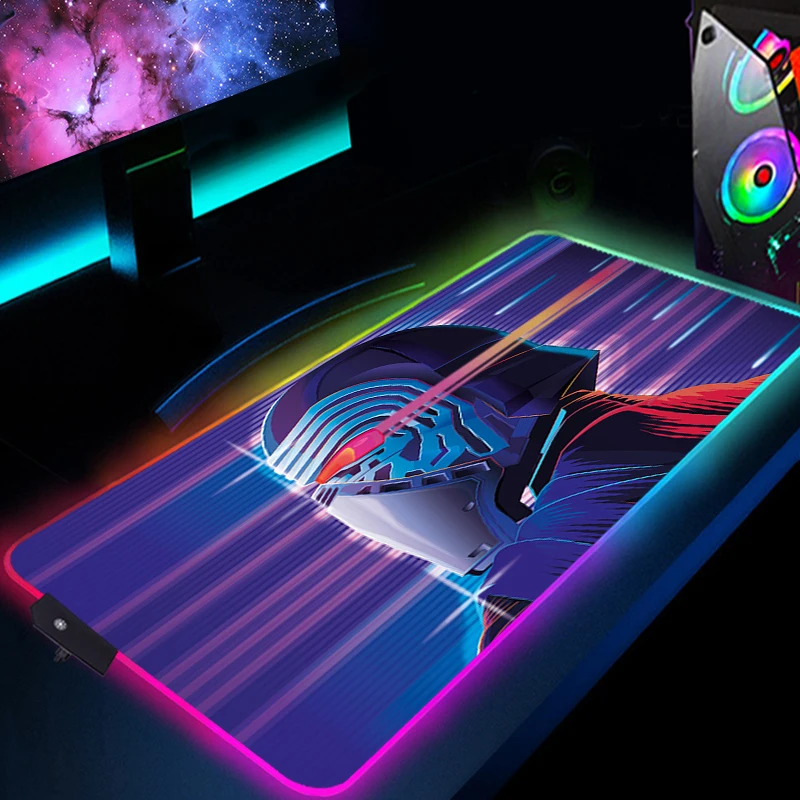 S-Star Wars RGB Mousepad Xxl Gaming Mouse Pad Backlight Gamer Keyboard Luminous With Wire LED Desk Mat Pc Accessories Large Mice
S-Star Wars RGB Mousepad Xxl Gaming Mouse Pad Backlight Gamer Keyboard Luminous With Wire LED Desk Mat Pc Accessories Large Mice