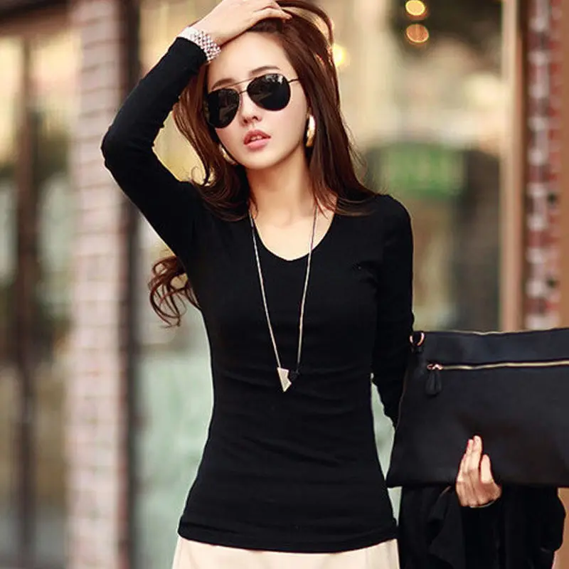 2022 Fashion Women Harajuku Long Sleeve T-Shirts Lady cotoon soild color T Shirts Tops
2022 Fashion Women Harajuku Long Sleeve T-Shirts Lady cotoon soild color T Shirts Tops