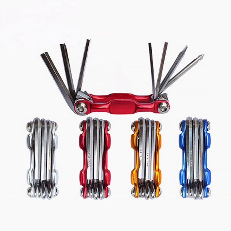 Lightweight Portable 7 in 1 Mountain Bike Cycling Multi Repair Tools Kit Bicycle Repaire Set Spoke Hex Allen Wrench Screwdrivers
Lightweight Portable 7 in 1 Mountain Bike Cycling Multi Repair Tools Kit Bicycle Repaire Set Spoke Hex Allen Wrench Screwdrivers