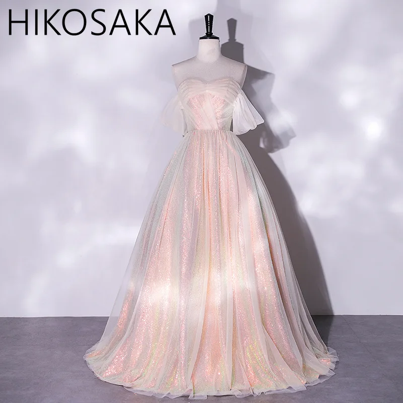 Pink Sequined Long Prom Dresses Off The Shoulder Pleated Vestidos De Fiesta Elegant Para Mujer 2023 New Fashion Formal Occasion
Pink Sequined Long Prom Dresses Off The Shoulder Pleated Vestidos De Fiesta Elegant Para Mujer 2023 New Fashion Formal Occasion