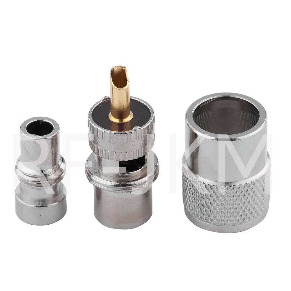 1Pc Screwed Coupling Connector RF UHF Coaxial Male PL259 Plug Crimp RG8U RG58-3 LMR195
1Pc Screwed Coupling Connector RF UHF Coaxial Male PL259 Plug Crimp RG8U RG58-3 LMR195