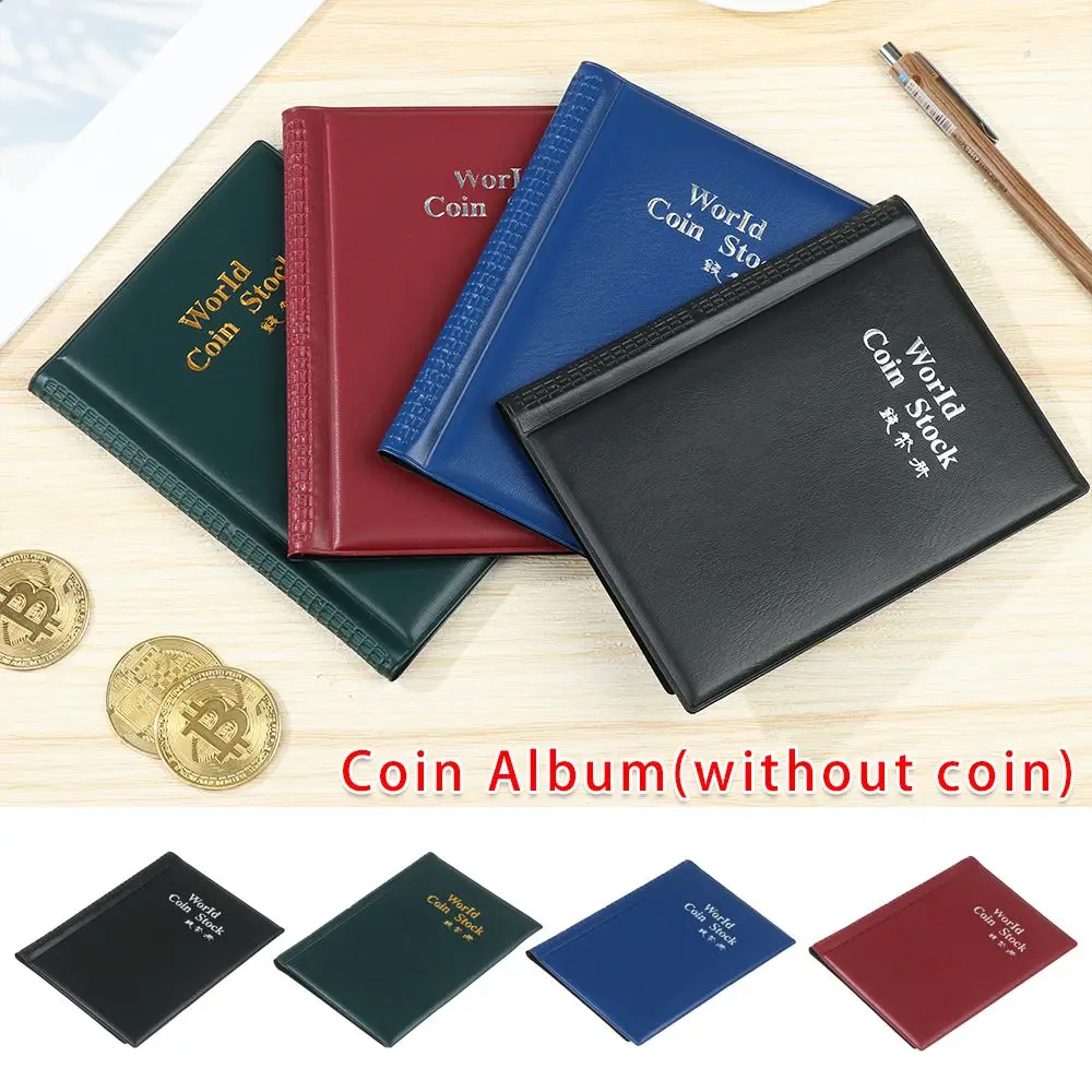 New Mini 4 Colors Home Supplies 10 Pages 120 Pockets Currency Holder Coin Albums Russian Front Cover
New Mini 4 Colors Home Supplies 10 Pages 120 Pockets Currency Holder Coin Albums Russian Front Cover