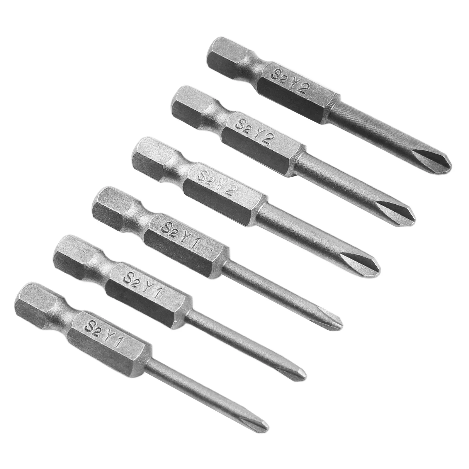 6pcs 50mm Y Shaped Screwdriver Bits 1/4” Hex Shank Y Tip Head Screwdriver Bits Set Y1 Y2 Screwdriver Bits For Y Type Screws Bit
6pcs 50mm Y Shaped Screwdriver Bits 1/4” Hex Shank Y Tip Head Screwdriver Bits Set Y1 Y2 Screwdriver Bits For Y Type Screws Bit