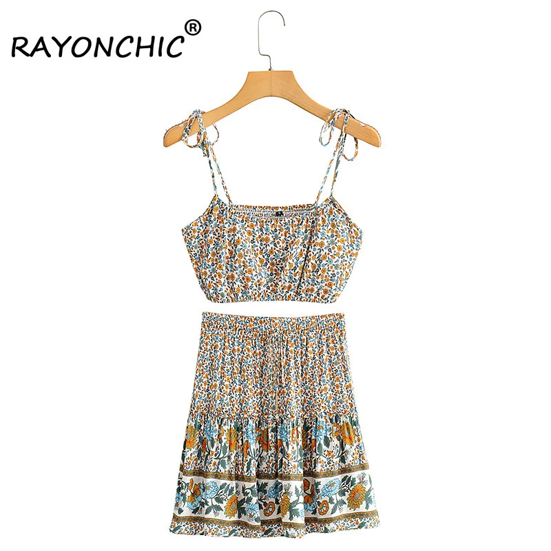 RAYONCHIC Fadals Two Piece Sets Women Outfits Rayon Cotton Bohemian Vest + Skirts Summer Beacj Saia Women Boho Sets
RAYONCHIC Fadals Two Piece Sets Women Outfits Rayon Cotton Bohemian Vest + Skirts Summer Beacj Saia Women Boho Sets