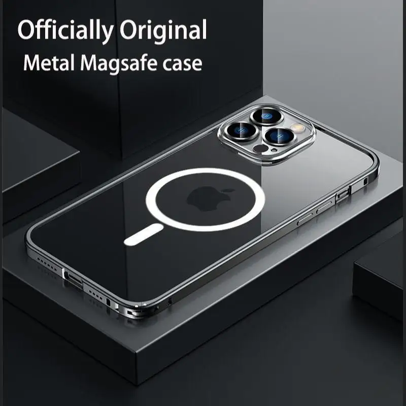 Металлический магнитный чехол для телефона iPhone 14, 12, 13 Pro Max, для беспроводной зарядки, чехол Magsafe для iPhone 14 Pro Max, чехол из алюминиевого сплава
Металлический магнитный чехол для телефона iPhone 14, 12, 13 Pro Max, для беспроводной зарядки, чехол Magsafe для iPhone 14 Pro Max, чехол из алюминиевого сплава