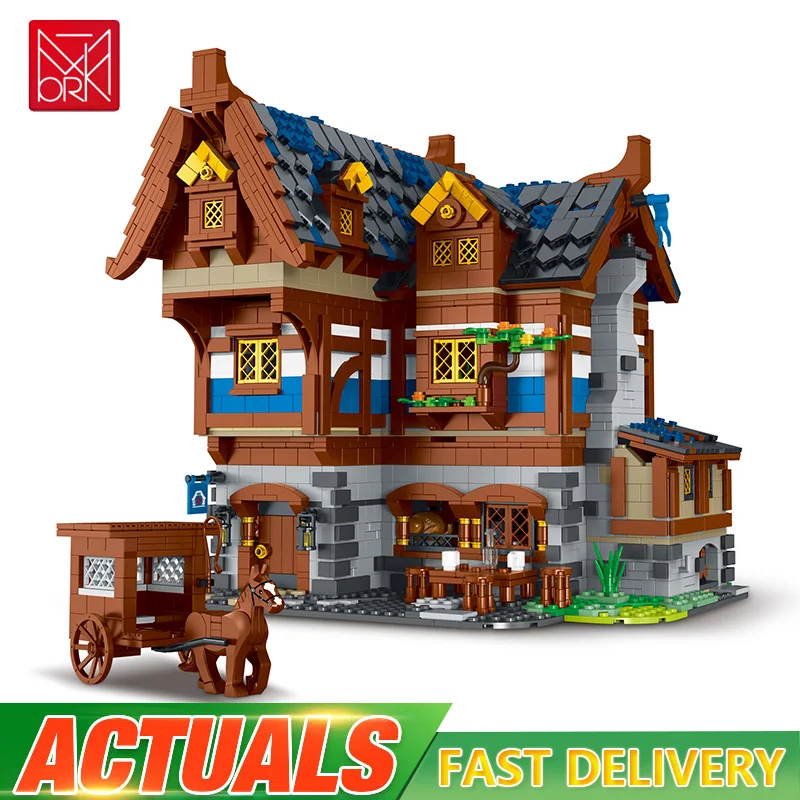 IN STOCK 033002 3451pcs MOC Creative Brick Modular Middle Ages Taverns and Inns Model Building Blocks Boy Toy Kid Christmas Gift
IN STOCK 033002 3451pcs MOC Creative Brick Modular Middle Ages Taverns and Inns Model Building Blocks Boy Toy Kid Christmas Gift