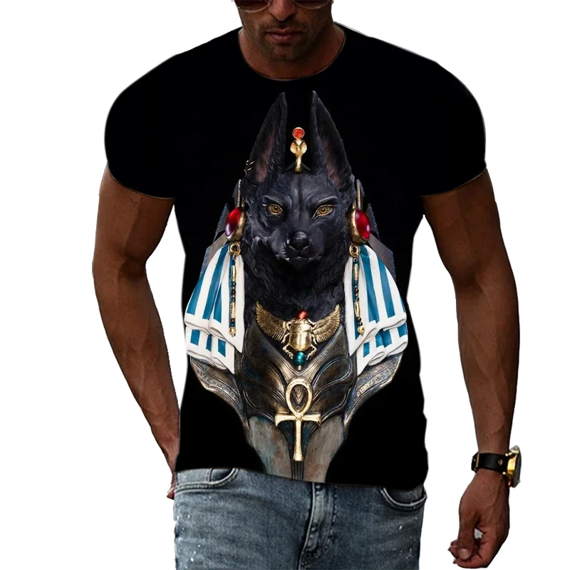 New Fashion Cool Style Grim Reaper Anubis Printing Men's t-shirts Summer Casual Trend Popular graphic t shirts Hipster T-shirt
New Fashion Cool Style Grim Reaper Anubis Printing Men's t-shirts Summer Casual Trend Popular graphic t shirts Hipster T-shirt