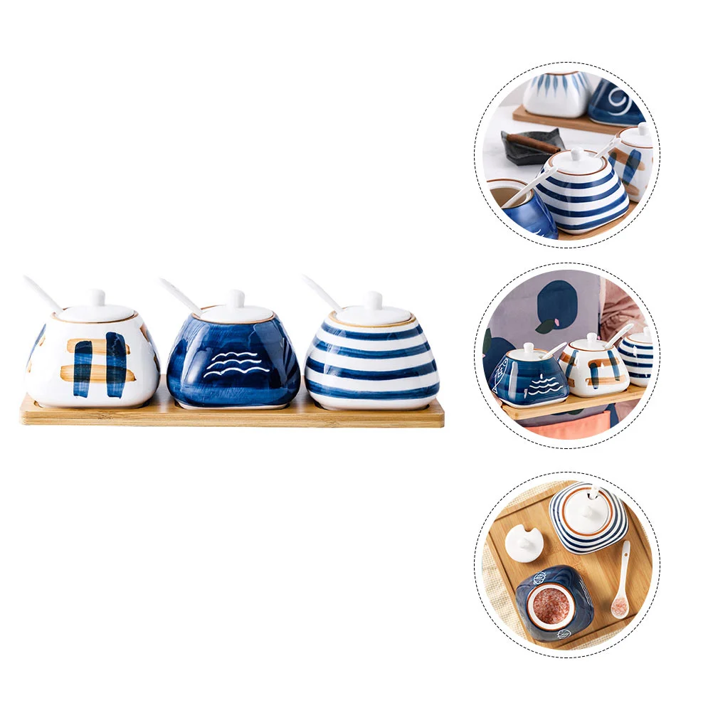 1 набор керамических емкостей для хранения специй для дома (разные цвета) 
1 набор керамических емкостей для хранения специй для дома (разные цвета)