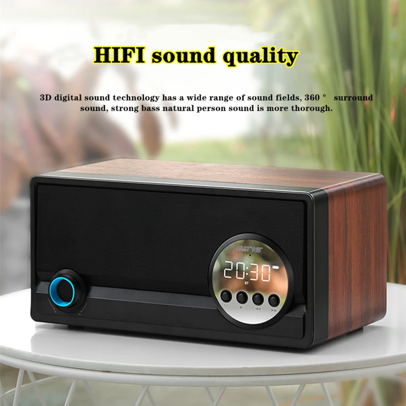 SAST/T31 wooden wireless bluetooth speaker super subwoofer 3D surround effect portable computer car home bluetooth card audio
SAST/T31 wooden wireless bluetooth speaker super subwoofer 3D surround effect portable computer car home bluetooth card audio