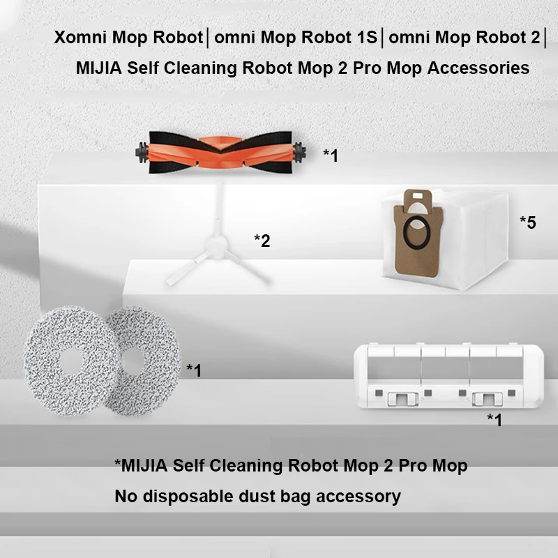 XIAOMI omni Mop Robot│omni Mop Robot 1S│omni Mop Robot 2│MIJIA Self Cleaning Robot Mop 2 Pro Mop Accessories
XIAOMI omni Mop Robot│omni Mop Robot 1S│omni Mop Robot 2│MIJIA Self Cleaning Robot Mop 2 Pro Mop Accessories