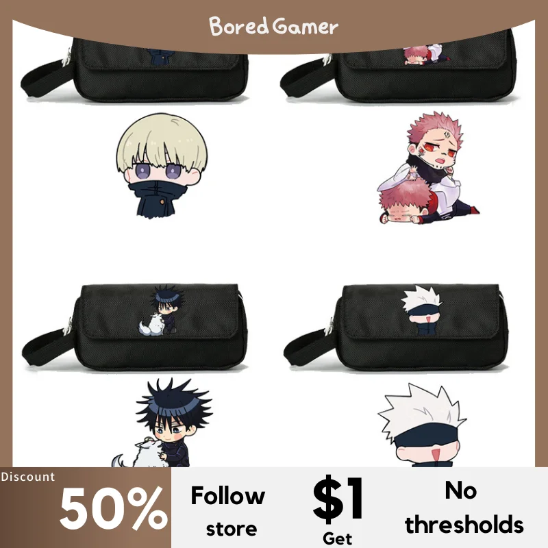 Anime Jujutsu Kaisen Cosplay Gojo Satoru Toge Inumaki Unisex School Stationery Box Pen For Cardboard Bag Pencil Case Glasses
Anime Jujutsu Kaisen Cosplay Gojo Satoru Toge Inumaki Unisex School Stationery Box Pen For Cardboard Bag Pencil Case Glasses