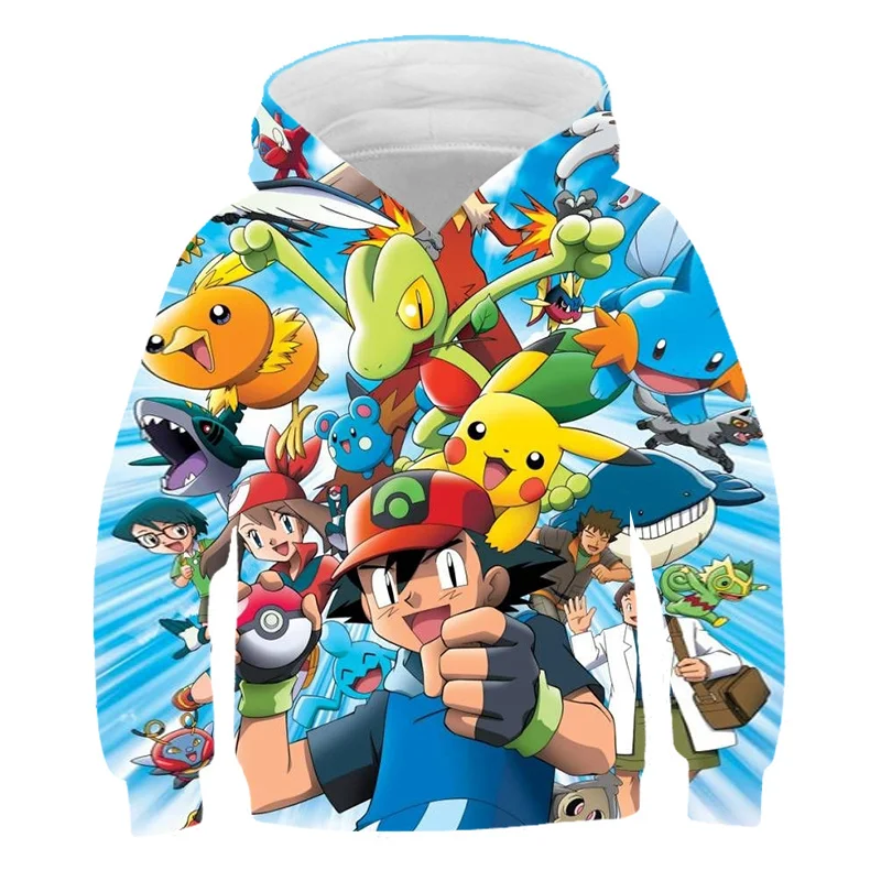 Pokémon Series Printed Hooides Boys Girls Clothes 3D Wild Face Casual Long Sleeve Kids Cosplay Kawaii Sweatshirts Pokemon 4-14Y
Pokémon Series Printed Hooides Boys Girls Clothes 3D Wild Face Casual Long Sleeve Kids Cosplay Kawaii Sweatshirts Pokemon 4-14Y