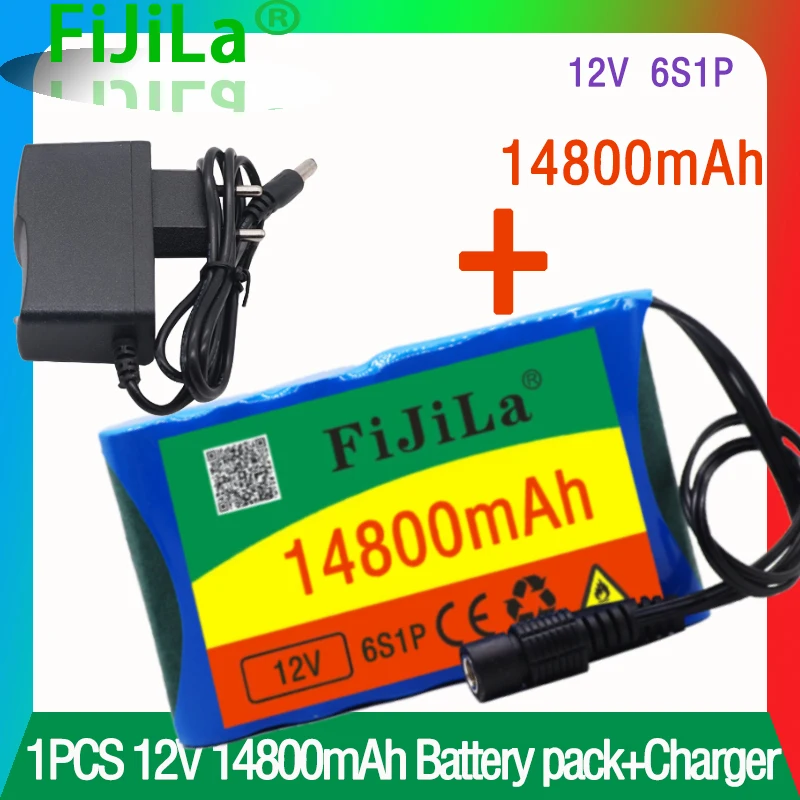 100% original 12V battery pack 14.8Ah 18650 Rechargeable Lithium Ion battery pack capacity DC 12.6V 14800mAh CCTV Cam Monitor
100% original 12V battery pack 14.8Ah 18650 Rechargeable Lithium Ion battery pack capacity DC 12.6V 14800mAh CCTV Cam Monitor