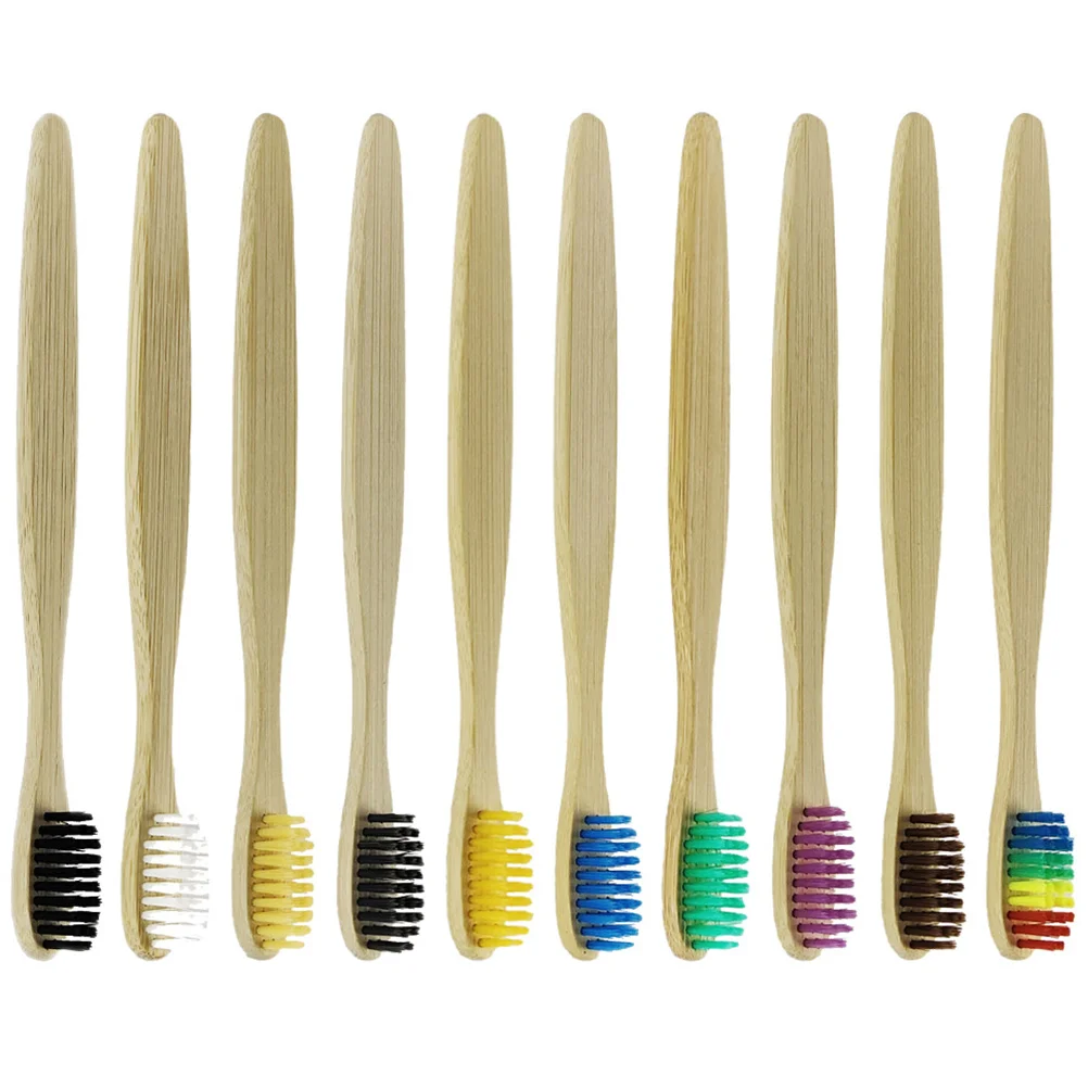 10 Pcs Bamboo Tooth Brush Household Teeth Soft Hotel Travel Size Portable Toothbrushes
10 Pcs Bamboo Tooth Brush Household Teeth Soft Hotel Travel Size Portable Toothbrushes