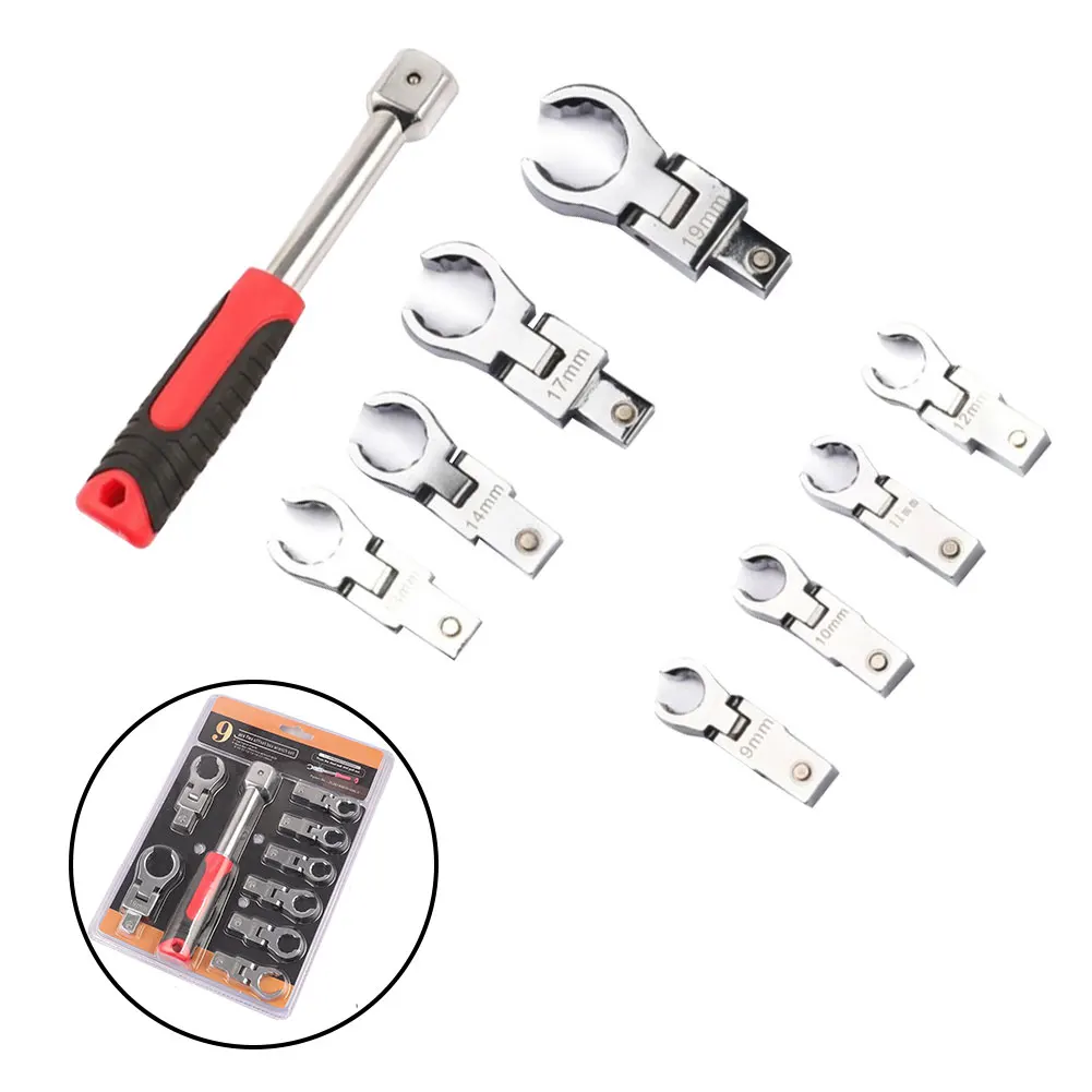1 Pc Ratchet Wrench Shaking Head 9/10/11/12/13/14/17/19mm Rotatable 180 ° Removable Flexible Torque Spanner Manual Tools
1 Pc Ratchet Wrench Shaking Head 9/10/11/12/13/14/17/19mm Rotatable 180 ° Removable Flexible Torque Spanner Manual Tools