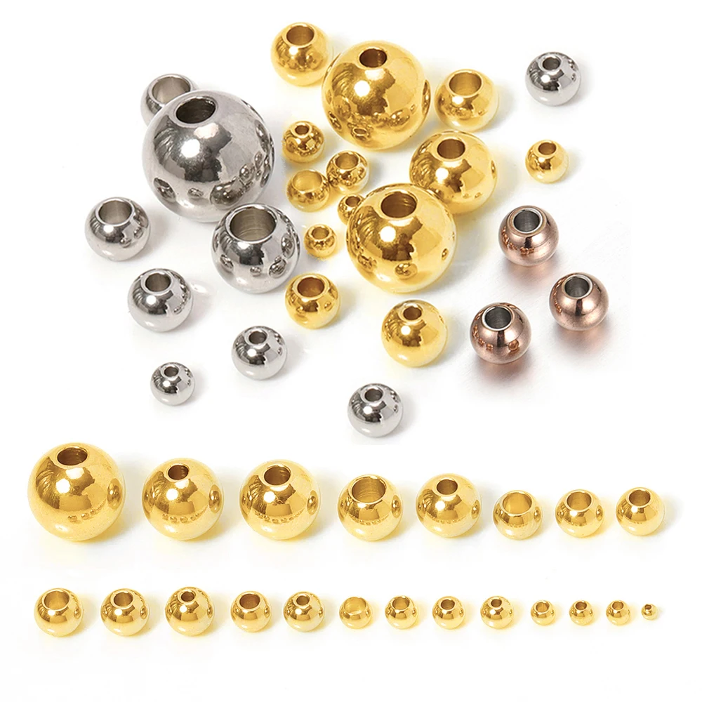 100pcs 2-8mm Stainless Steel Spacer Beads Charm Loose Bead for Bracelet Necklace Jewelry Making DIY Findings Wholesale
100pcs 2-8mm Stainless Steel Spacer Beads Charm Loose Bead for Bracelet Necklace Jewelry Making DIY Findings Wholesale