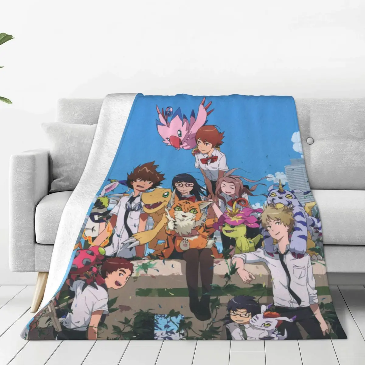 Digimon Cartoon Blanket Fleece All Season Multi-function Ultra-Soft Throw Blanket for Bed Bedroom Bedding Throws
Digimon Cartoon Blanket Fleece All Season Multi-function Ultra-Soft Throw Blanket for Bed Bedroom Bedding Throws