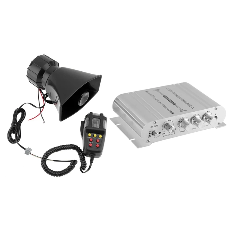 1 Set 100W Dc12v 120Db Motorcycle Alarm Firemen Loudspeaker & 1 Pcs 12V 400 Watt Car Audio Stereo Amplifier Speaker
1 Set 100W Dc12v 120Db Motorcycle Alarm Firemen Loudspeaker & 1 Pcs 12V 400 Watt Car Audio Stereo Amplifier Speaker