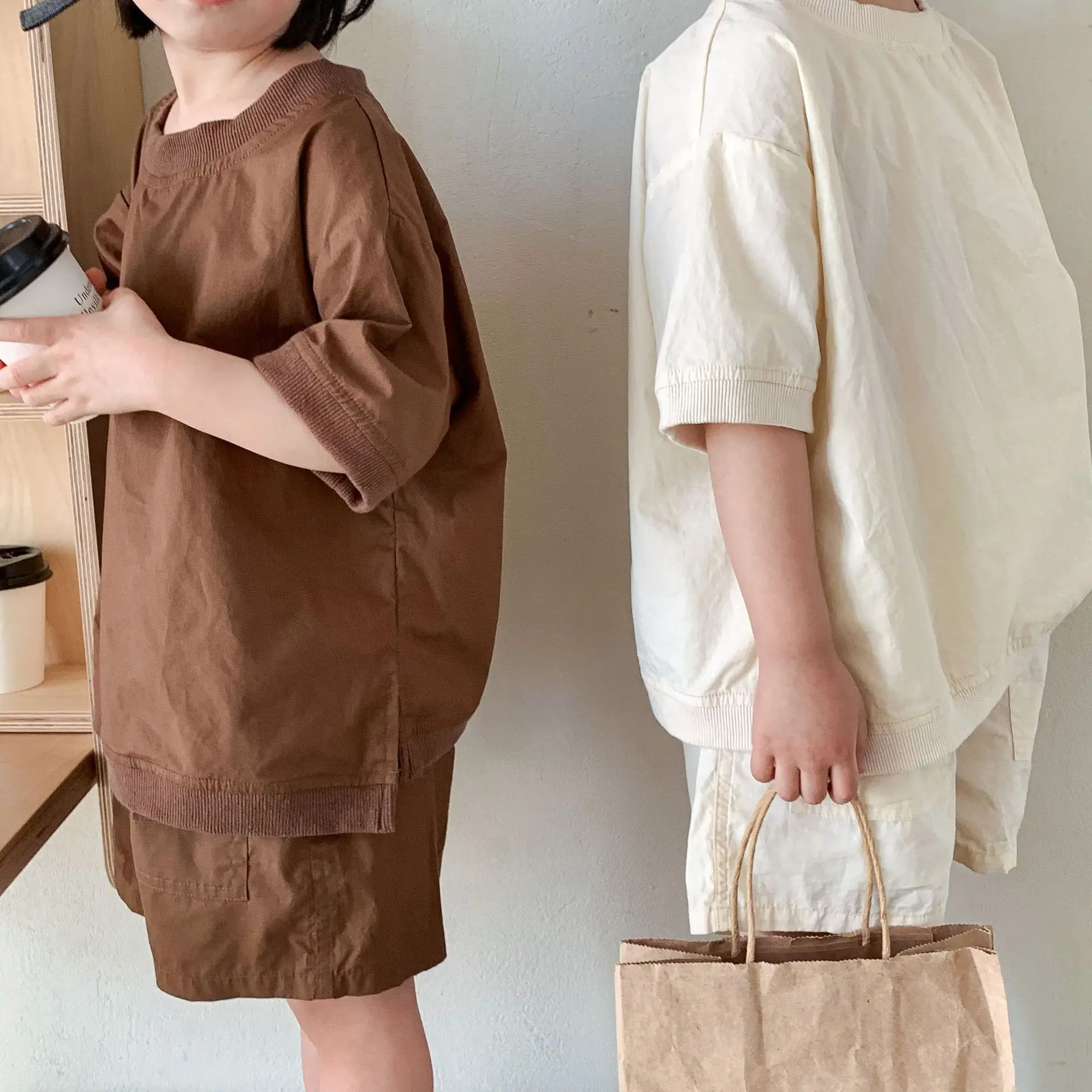 Children's Clothing Girls Korean Short Sleeves Clothes Top And Bottom Sets Kids Summer Two Piece Outfits Baby Boys 2 Piece Sets
Children's Clothing Girls Korean Short Sleeves Clothes Top And Bottom Sets Kids Summer Two Piece Outfits Baby Boys 2 Piece Sets
