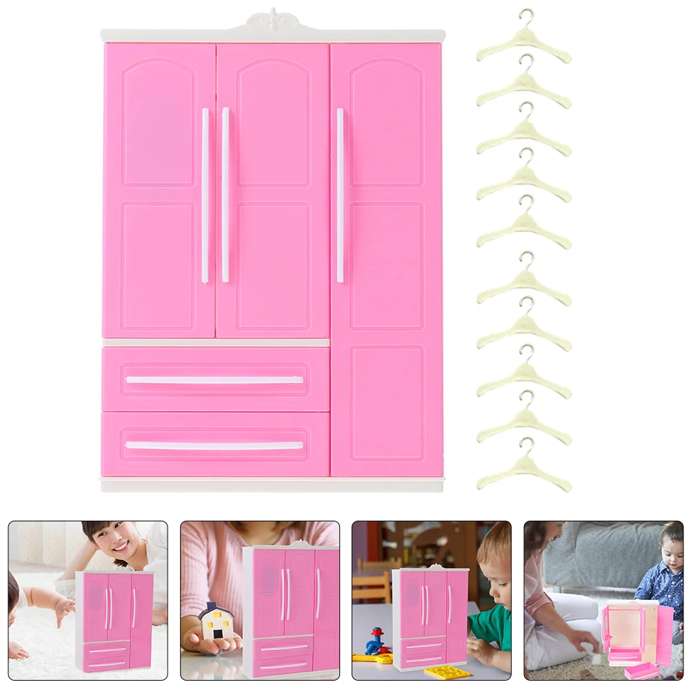 Clothes Closet Hangers Wardrobe Furniture Storage Mini Rack Miniature Accessories Baby Garment Organizer Cabinet Toy House
Clothes Closet Hangers Wardrobe Furniture Storage Mini Rack Miniature Accessories Baby Garment Organizer Cabinet Toy House