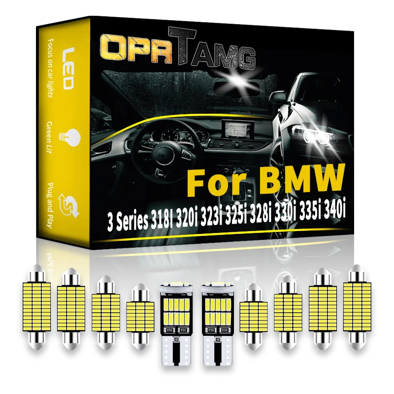 OPRTAMG Canbus For BMW 3 Series 318i 320i 323i 325i 328i 330i 335i 340i 2022 Canbus Vehicle LED Interior Dome Trunk Light Bulbs
OPRTAMG Canbus For BMW 3 Series 318i 320i 323i 325i 328i 330i 335i 340i 2022 Canbus Vehicle LED Interior Dome Trunk Light Bulbs