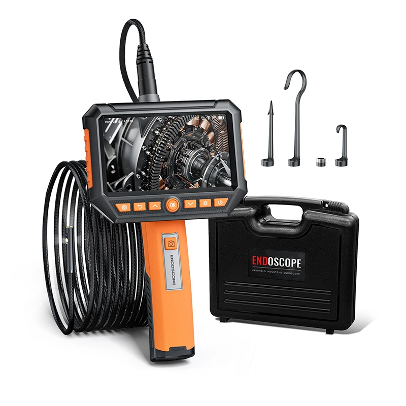New Model Inskam 5.5mm Pipe Borescope 5inch HD LCD Handheld Video industrial Inspection Endoscope Camera
New Model Inskam 5.5mm Pipe Borescope 5inch HD LCD Handheld Video industrial Inspection Endoscope Camera