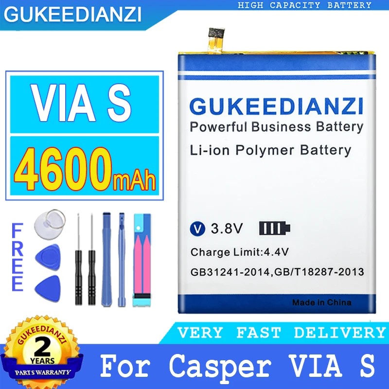 Bateria 4600mAh High Capacity Battery For Casper VIA S Mobile Phone High Quality Battery
Bateria 4600mAh High Capacity Battery For Casper VIA S Mobile Phone High Quality Battery