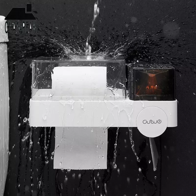 Bathroom Accessories Waterproof Toilet Paper Holder Storage Box Plastic Paper Towel Holder Wall Mounted Toilet Paper Stand
Bathroom Accessories Waterproof Toilet Paper Holder Storage Box Plastic Paper Towel Holder Wall Mounted Toilet Paper Stand
