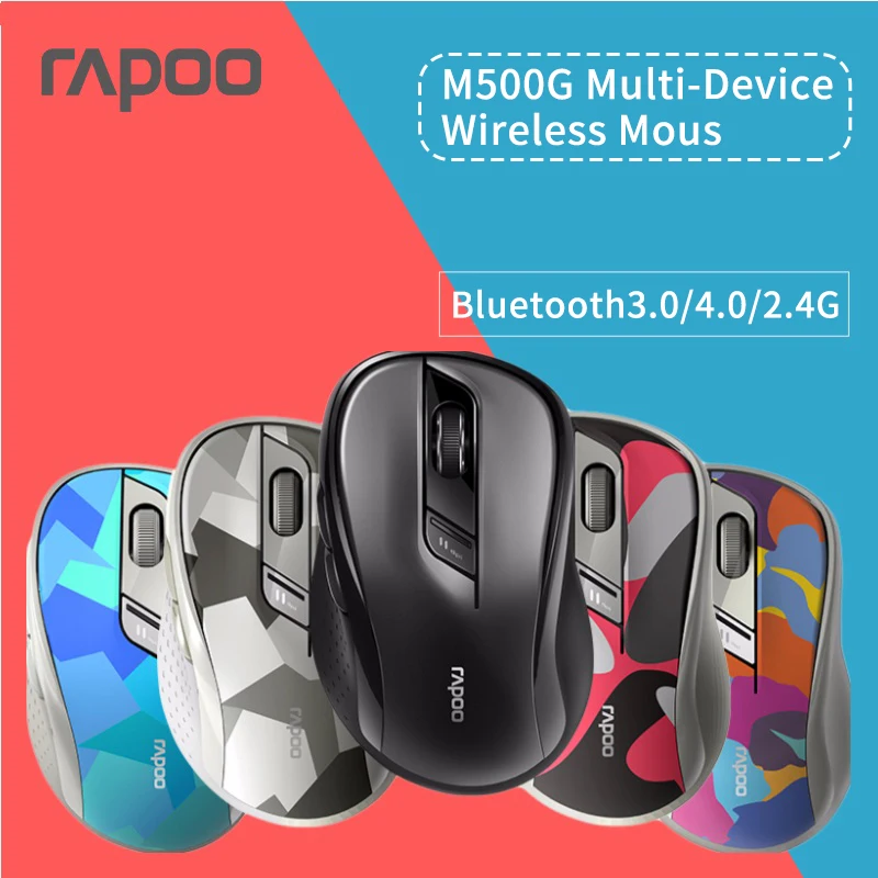 Rapoo M500G Silent Wireless Mouse Multi-Mode Small-Hands Bluetooth Mouse 4 Adjustable DPI Ergonomic Mouse for Computer PC Laptop
Rapoo M500G Silent Wireless Mouse Multi-Mode Small-Hands Bluetooth Mouse 4 Adjustable DPI Ergonomic Mouse for Computer PC Laptop