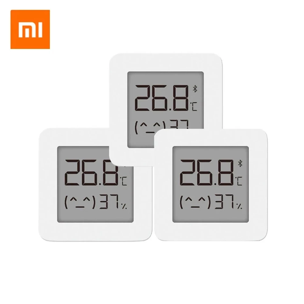 Xiaomi Smart LCD Screen Digital Thermometer 2 Mijia Bluetooth-compatible Temperature Humidity Sensor Moisture Meter Mihome App
Xiaomi Smart LCD Screen Digital Thermometer 2 Mijia Bluetooth-compatible Temperature Humidity Sensor Moisture Meter Mihome App