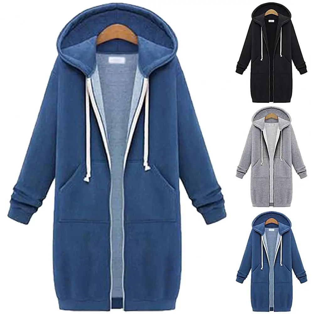 Fashion Sweatshirt Coat Tracksuit Drawstring Long Sleeve Zipper Closure Drawstring Hooded Sweatshirt Women Sweatshirt Warm
Fashion Sweatshirt Coat Tracksuit Drawstring Long Sleeve Zipper Closure Drawstring Hooded Sweatshirt Women Sweatshirt Warm