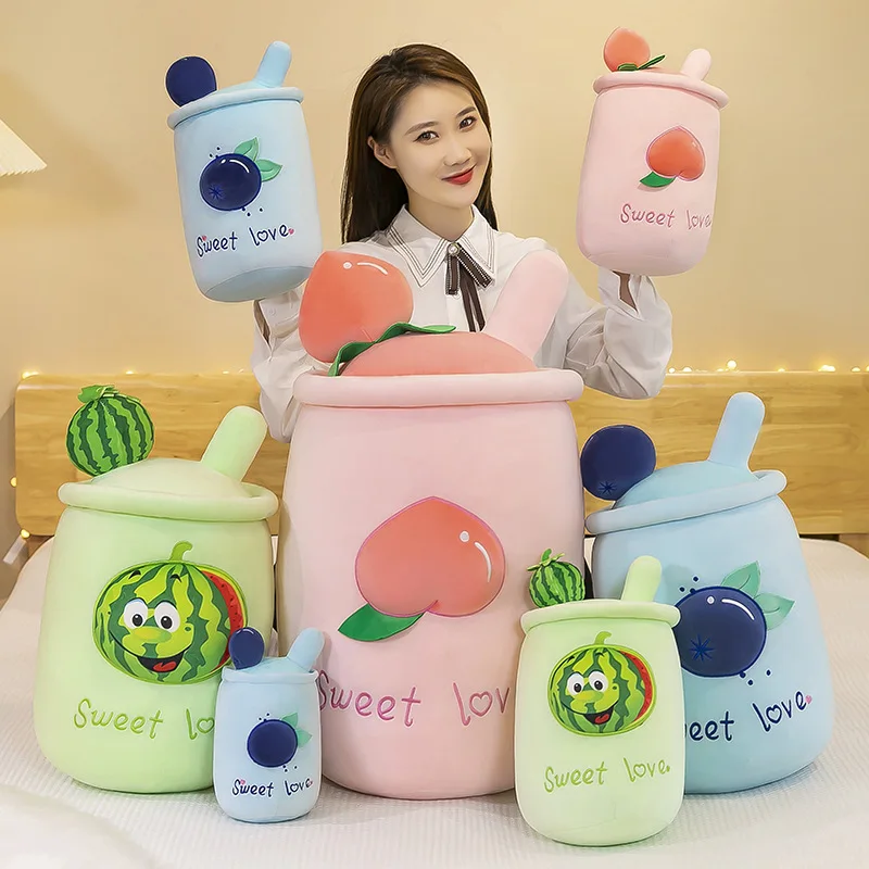 Cute Fruit Milk Tea Cup Plush Toy Doll Pillow Doll Ragdoll Children Girls Valentine's Day Gift Male
Cute Fruit Milk Tea Cup Plush Toy Doll Pillow Doll Ragdoll Children Girls Valentine's Day Gift Male