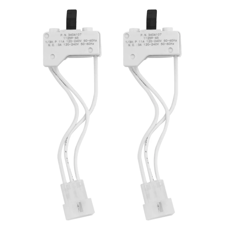 2X дверной выключатель для сушилки для 3406109 3406107 джакузи, Kenmore, Sears, Maytag, Roper, Estate
2X дверной выключатель для сушилки для 3406109 3406107 джакузи, Kenmore, Sears, Maytag, Roper, Estate