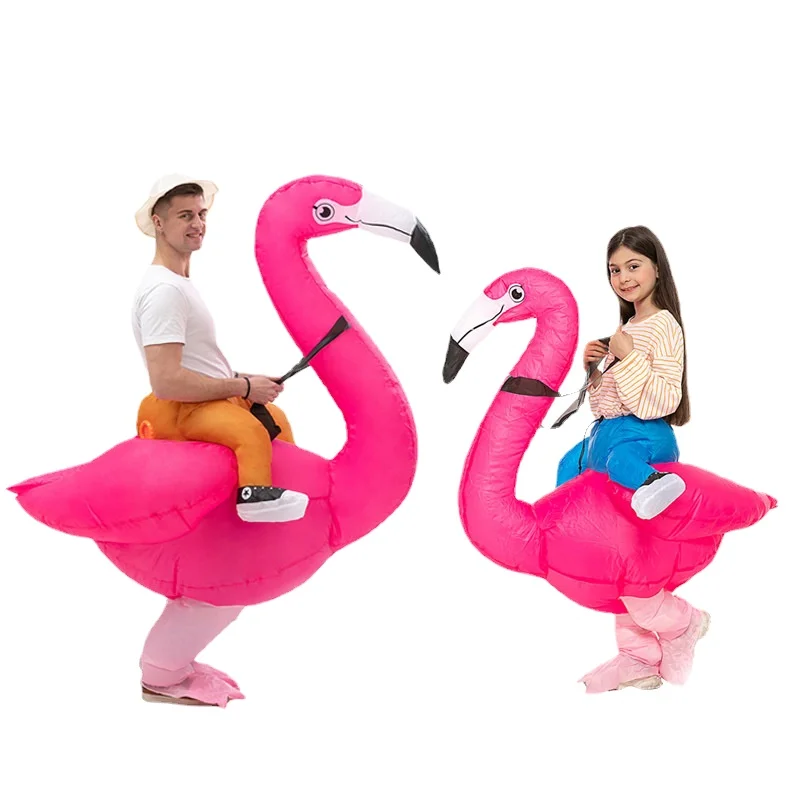 Funny Carnival Cosplay Flamingo Inflatable Costumes Halloween Costume For Adult Men Women Unisex Dress Inflatable Costume Party
Funny Carnival Cosplay Flamingo Inflatable Costumes Halloween Costume For Adult Men Women Unisex Dress Inflatable Costume Party